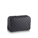 Louis Vuitton Toilet Pouch GM Damier Graphite Canvas N47521