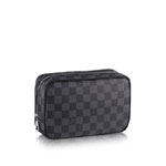 Louis Vuitton Toilet Pouch PM Damier Graphite Canvas N47522