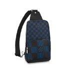 Louis Vuitton Avenue Slingbag Damier Infini Leather in Black N50024