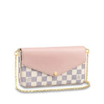 Louis Vuitton POCHETTE Felicie Damier Azur Canvas N60235