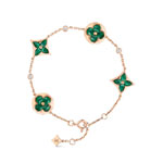 Louis Vuitton Color Blossom Bb Multi Motif Bracelet Pink Gold Q95698