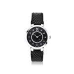 Louis Vuitton Tambour Slim Monogram Quartz 33mm Stainless Steel QBB170