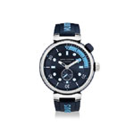 Louis Vuitton Tambour Street Diver Blue Watch QBB172