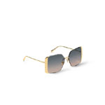 Louis Vuitton Moon Metal Square Sunglasses Z1994U