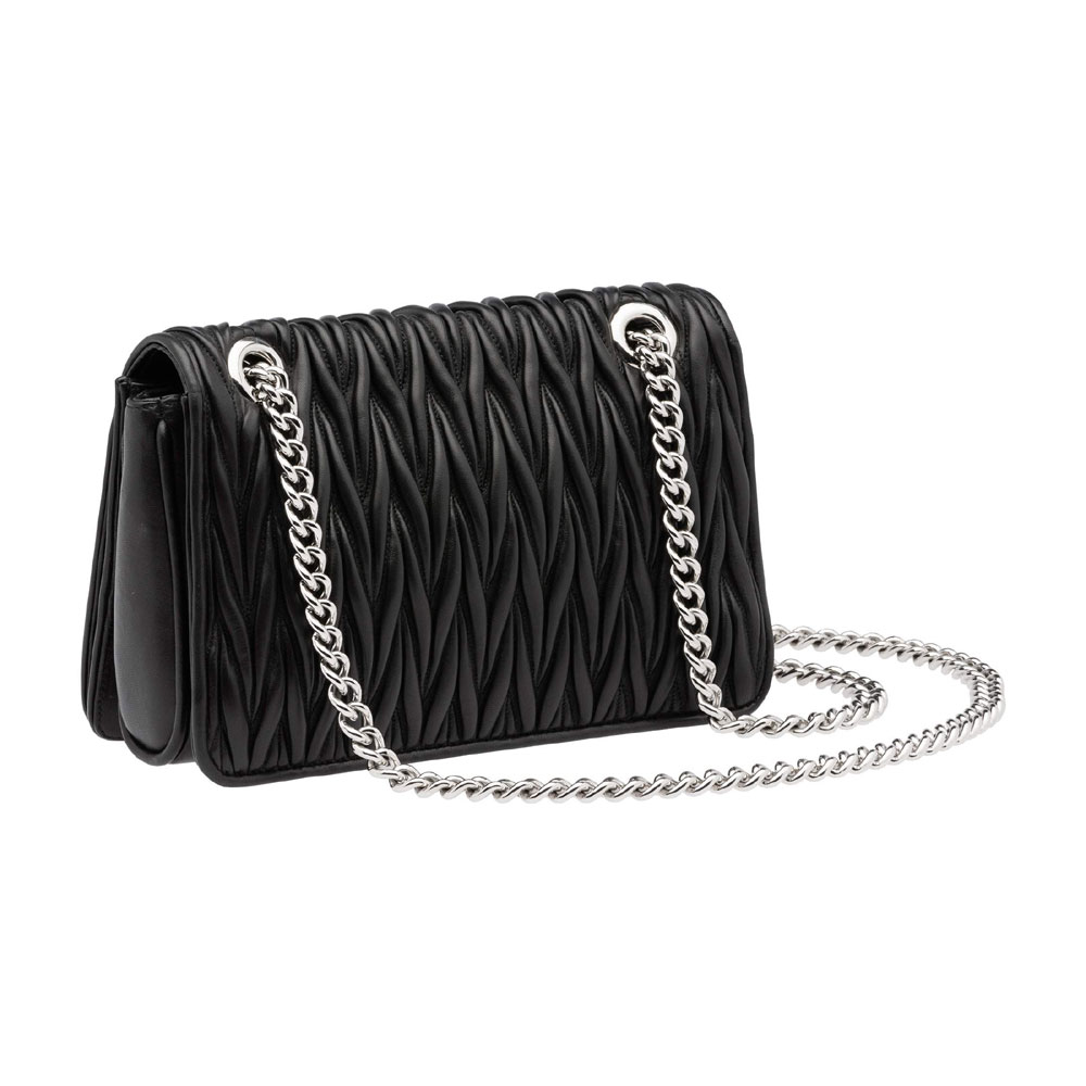 Miu Miu Striped nappa leather 5BD015 N88 F0002: Image 3