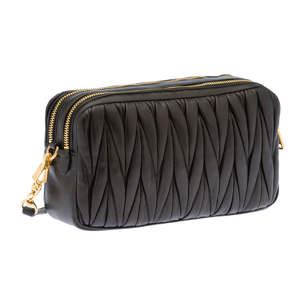 Miu Miu Matelasse nappa leather mini bag 5BH539 N88 F0002: Image 3