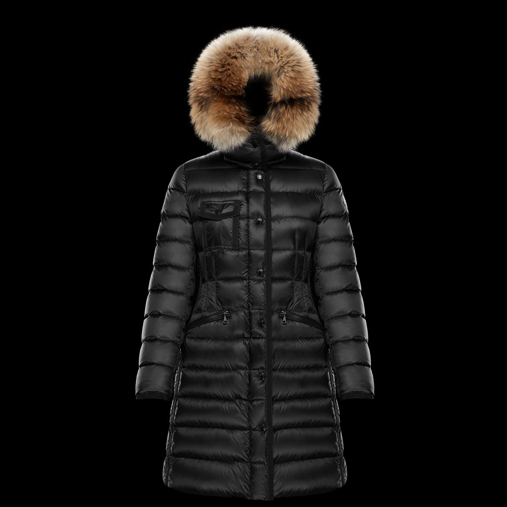 Moncler Hermifur Outerwear Black 093499001553048999: Image 1