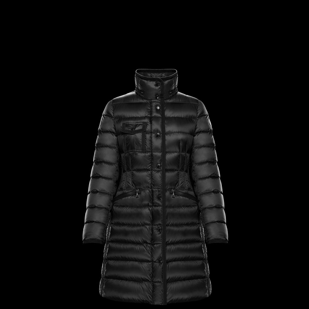 Moncler Hermifur Outerwear Black 093499001553048999: Image 3