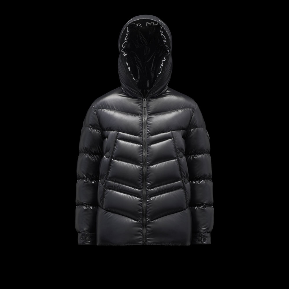 Moncler Black Clair Short Down Jacket H20931A0002268950999: Image 1