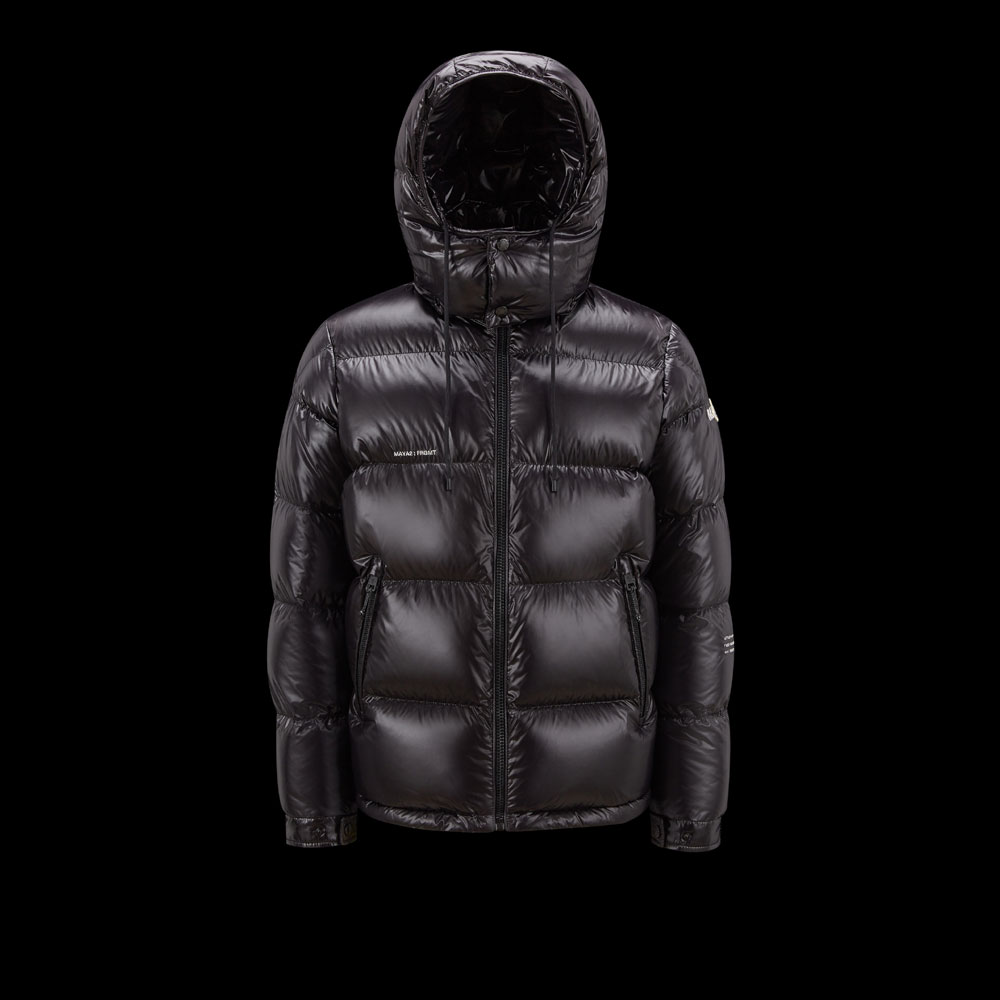 Moncler Black Rickey Short Down Jacket H209U1A00002M2149999: Image 1