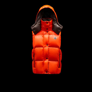 Moncler Bright Orange Luzule Vest G20931A0009968950326