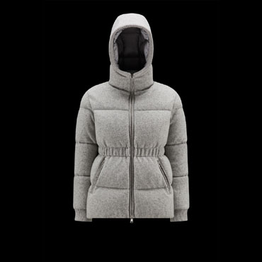 Moncler Light Grey Daval Short Down Jacket H20931A00069M2137930