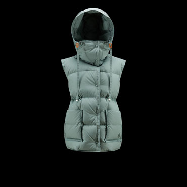 Moncler Dusty Green Batty Down Vest H20941A00007M200381D