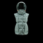 Moncler Dusty Green Batty Down Vest H20941A00007M200381D