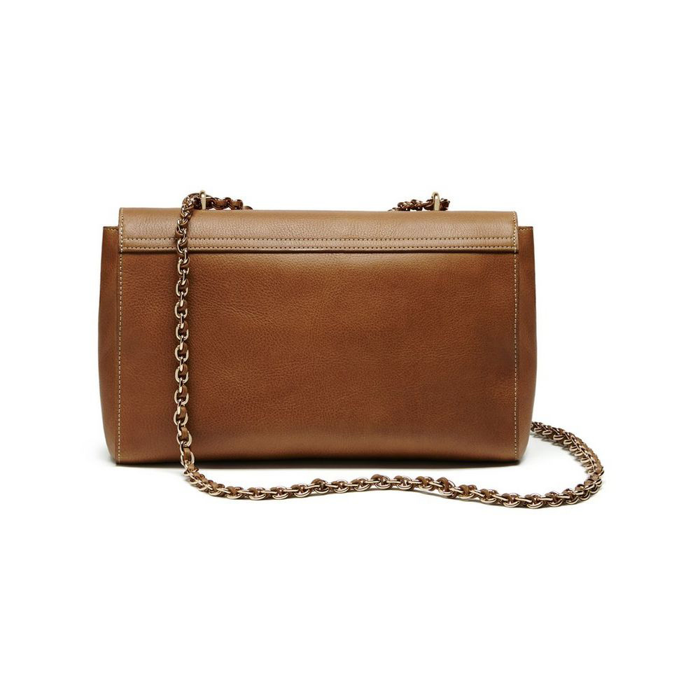 Mulberry Medium Lily in Oak Natural Leather HH3298 342G526: Image 2