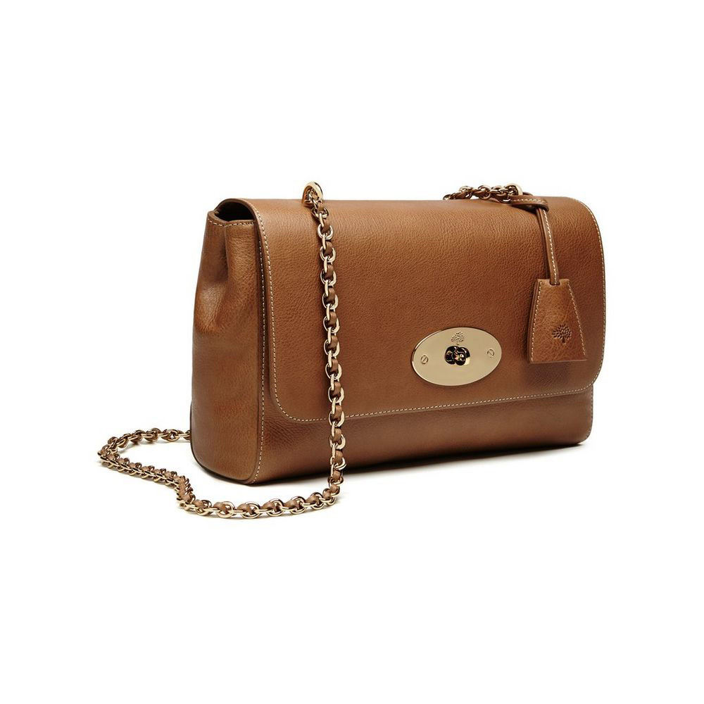 Mulberry Medium Lily in Oak Natural Leather HH3298 342G526: Image 3