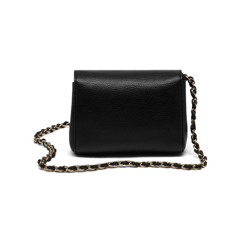 Mulberry Mini Lily in Black Glossy Goat HH3301 874A100: Image 2