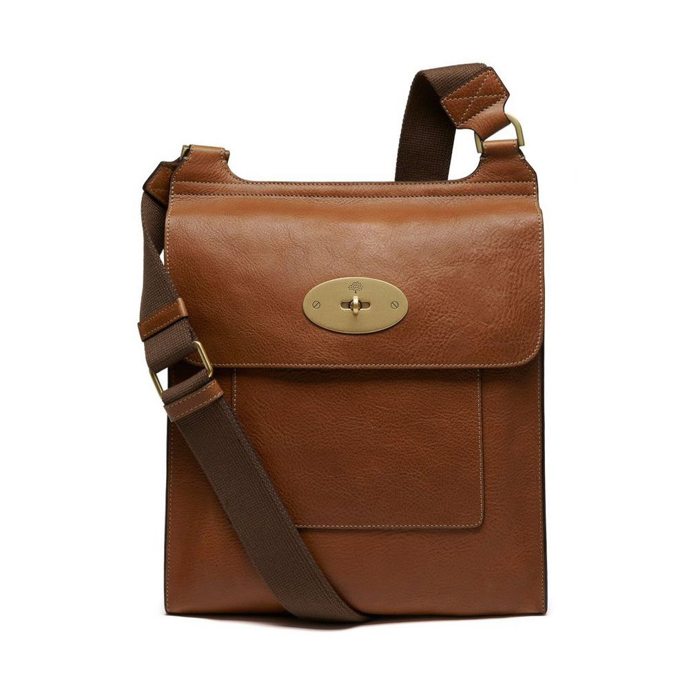 Mulberry Antony Messenger in Oak Natural Leather HH6934 342G110: Image 1