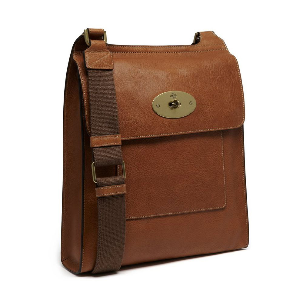 Mulberry Antony Messenger in Oak Natural Leather HH6934 342G110: Image 3