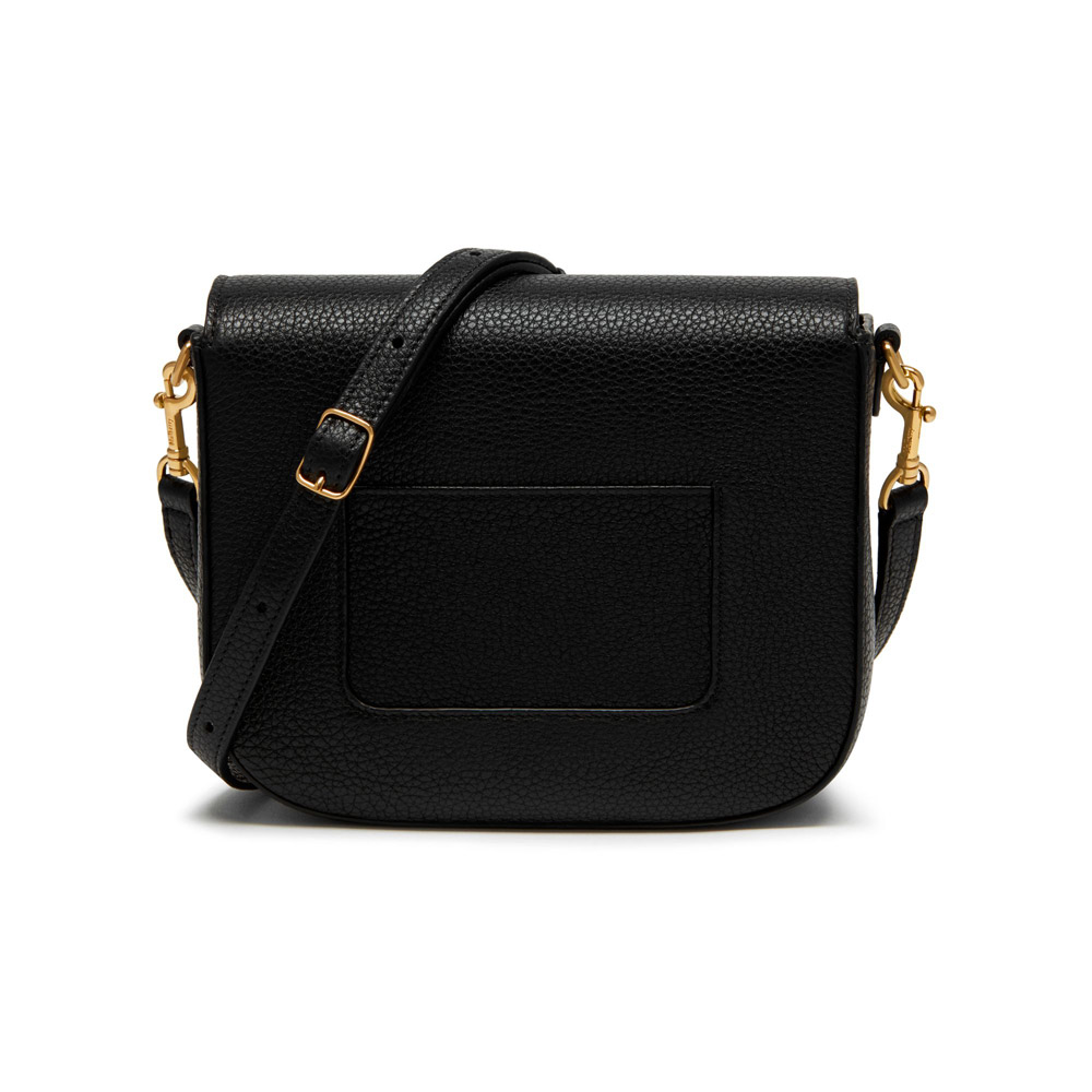 Mulberry Small Darley Satchel in Black Small Classic Grain RL4957 205A100: Image 2