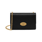 Mulberry Postmans Lock Clutch in Black Small Classic Grain RL4606 205A100