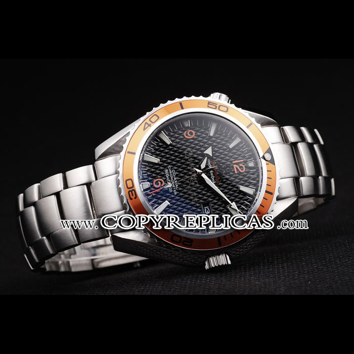 Omega Seamaster Planet Ocean Co-axial Orange Case Black Dial OMG6450: Image 2