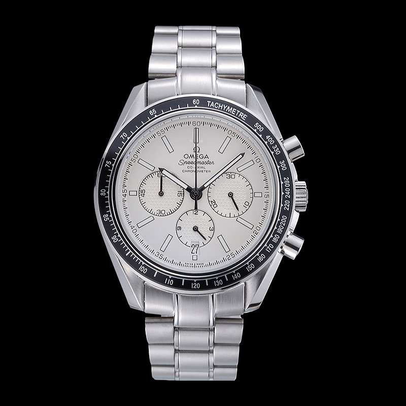 Omega Speedmaster White Dial Stainless Steel Strap OMG6467: Image 1