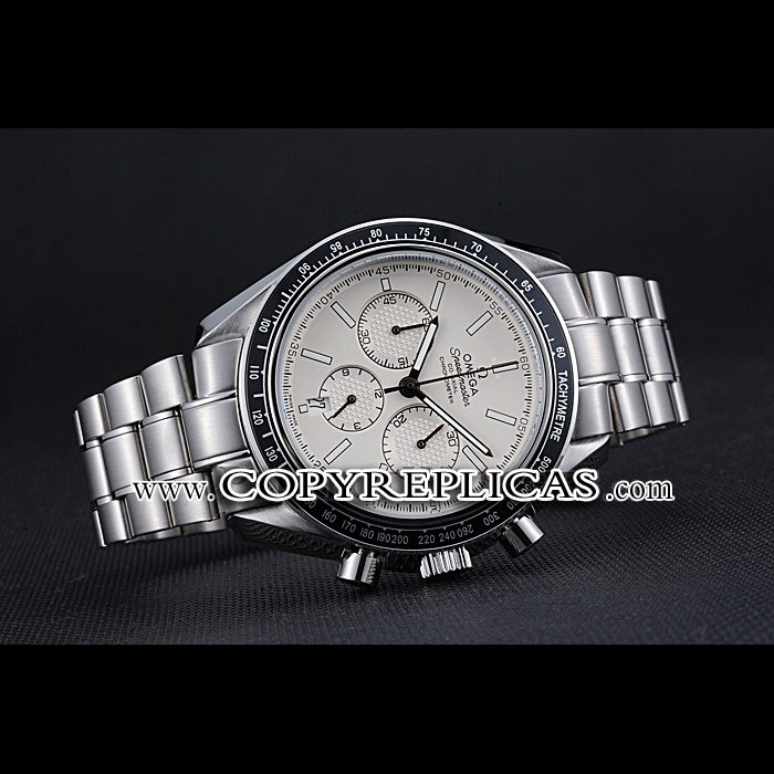 Omega Speedmaster White Dial Stainless Steel Strap OMG6467: Image 2