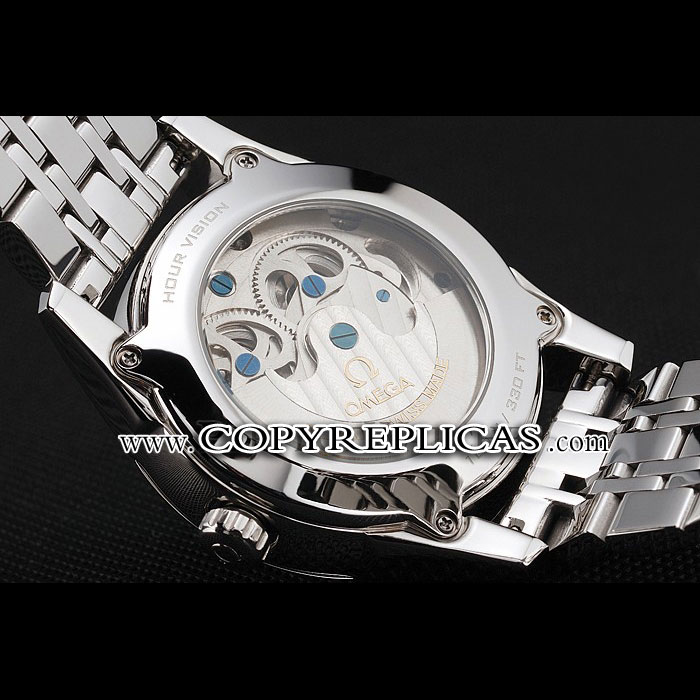 Omega De Ville Moonphase Tourbillon White Dial Stainless Steel Case Two Tone Steel OMG6471: Image 4