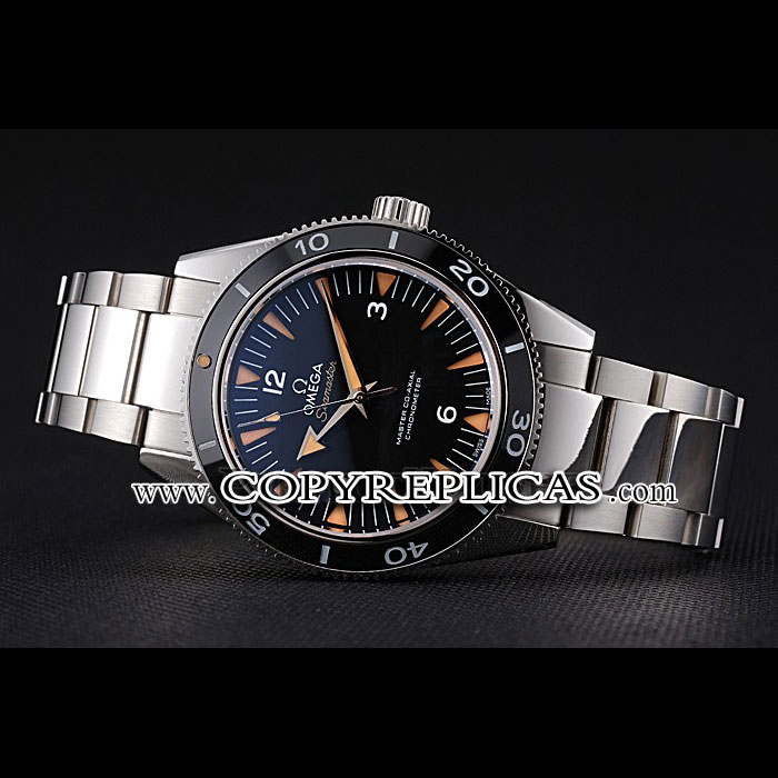 Swiss Omega Seamaster Black Dial Stainless Steel Case And Bracelet OMG6477: Image 2