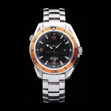 Omega Seamaster Planet Ocean Co-axial Orange Case Black Dial OMG6450