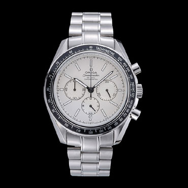 Omega Speedmaster White Dial Stainless Steel Strap OMG6467