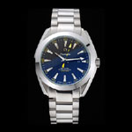 Omega Seamaster Aqua Terra Black Dial Yellow Numerals Stainless Steel Bracelet OMG6465