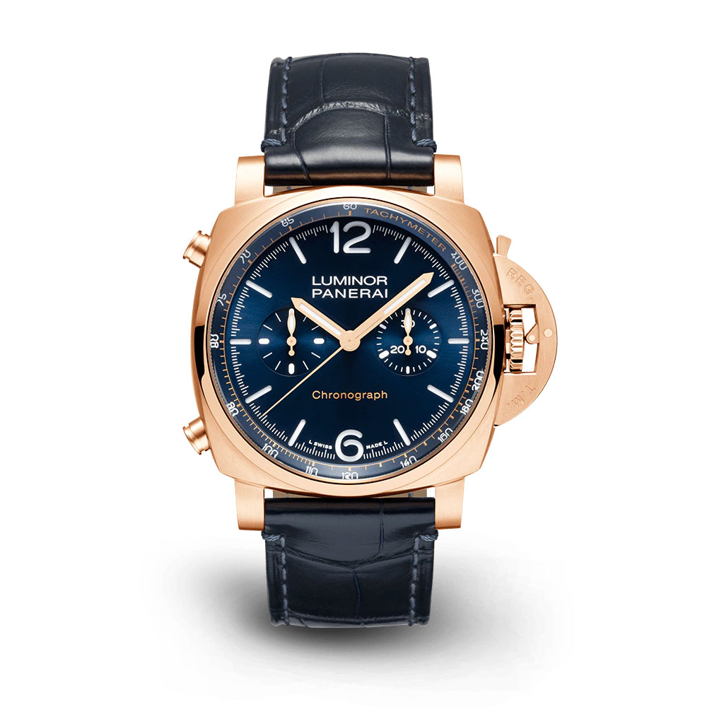 Panerai Luminor Chrono Goldtech Blu Notte PAM01111: Image 1