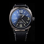 Panerai Radiomir Black Ceramic Case Black Dial Black Leather Strap PAM6486