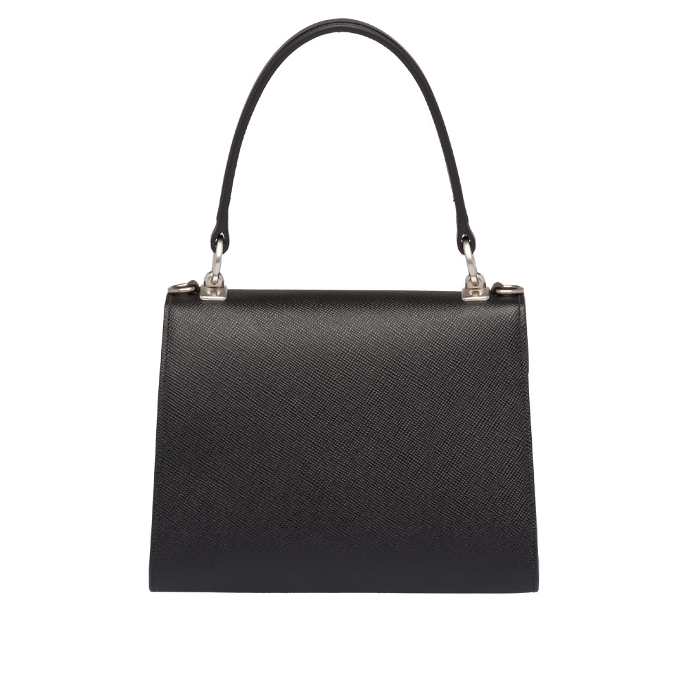 Prada Monochrome Saffiano leather bag 1BA186 2ERX F0632: Image 3