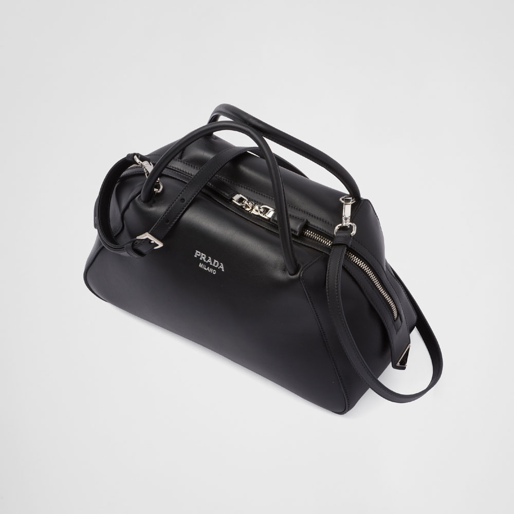 Black Medium Leather Prada Supernova bag 1BA365 2DDJ F0002: Image 2