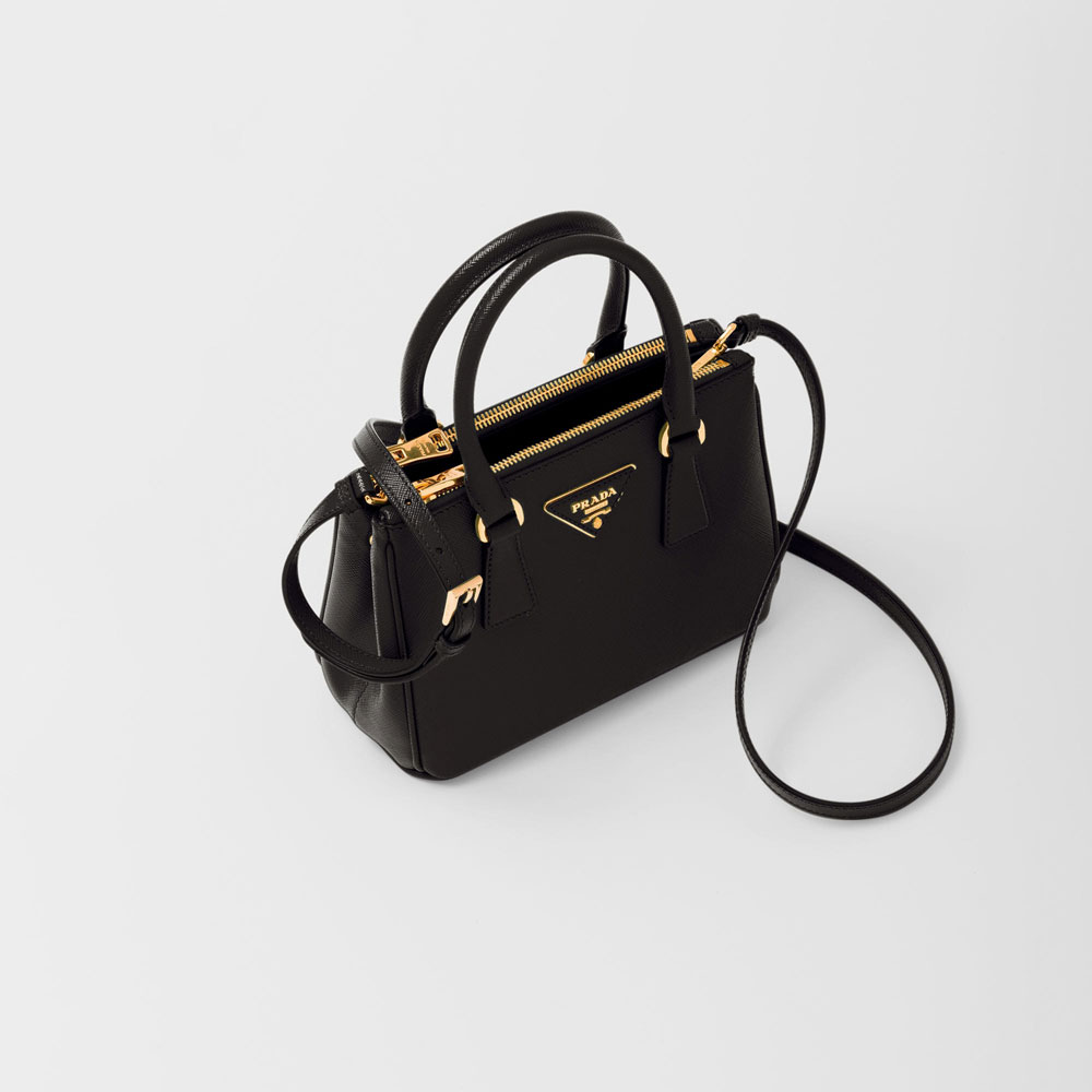 Black Prada Galleria Saffiano Mini-bag 1BA906 NZV F0002: Image 2