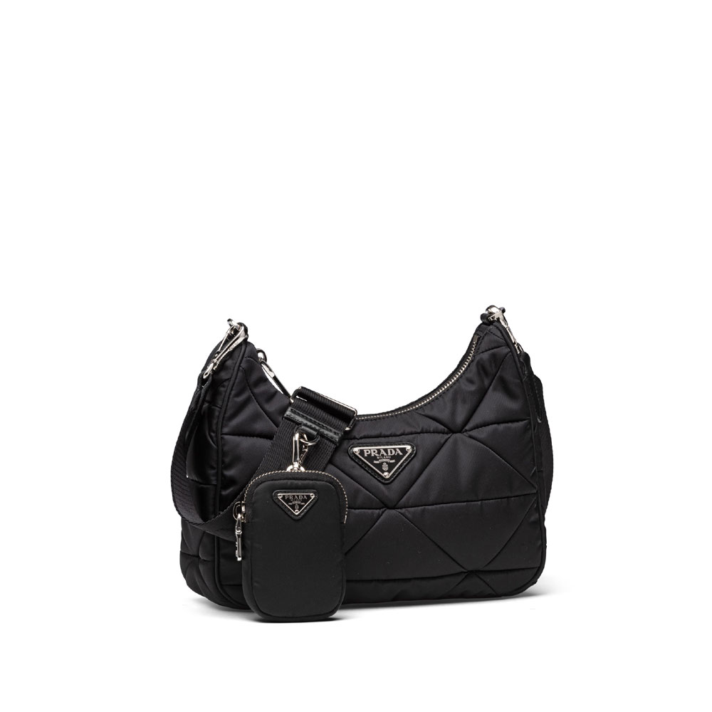 Prada Re-Nylon padded hobo bag 1BC151 RDJN F0002: Image 2