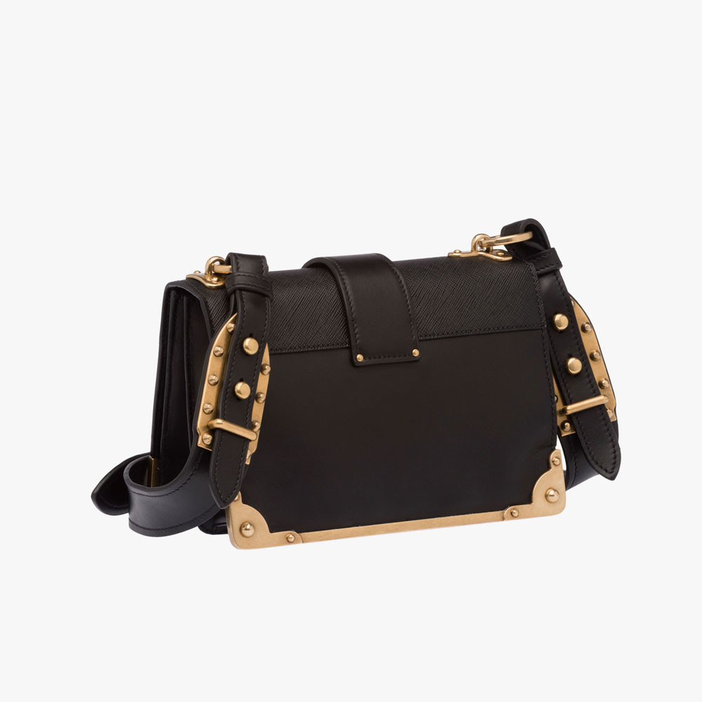 Prada Cahier calf leather bag 1BD045 2BB0 F0002: Image 3