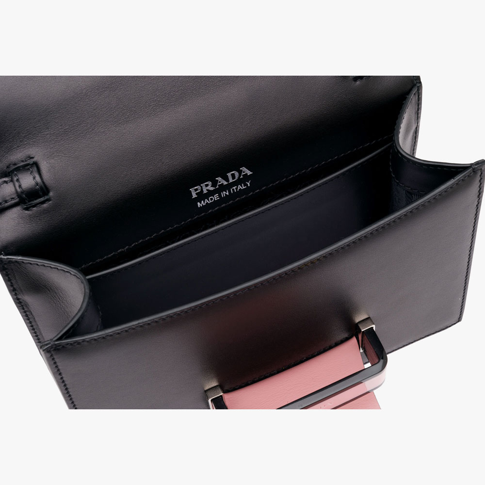 Prada Plex Ribbon calf leather bag 1BD067 2AIX F004P: Image 4