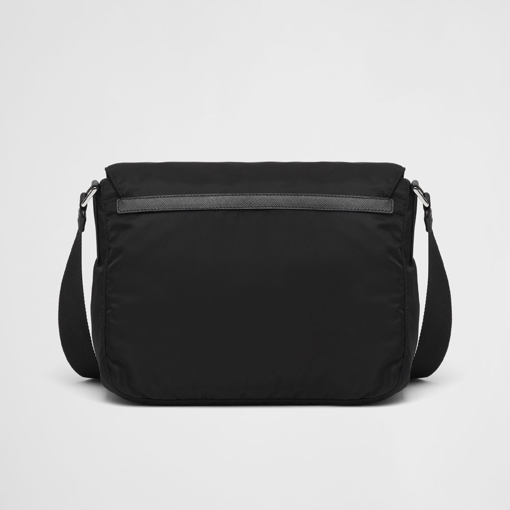 Prada Black Re-nylon Shoulder Bag 1BD953 RV44 F0002: Image 3