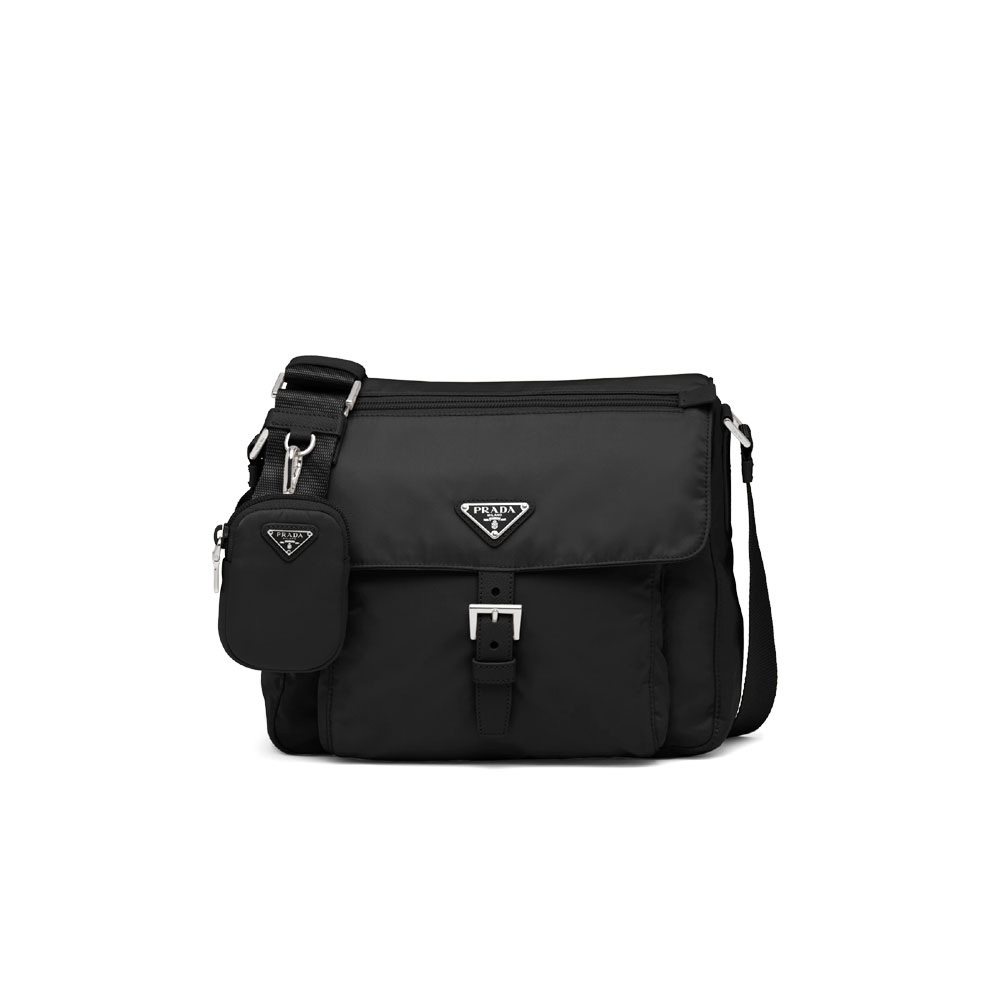 Prada Black Re-Nylon shoulder bag 1BD994 RV44 F0002: Image 1