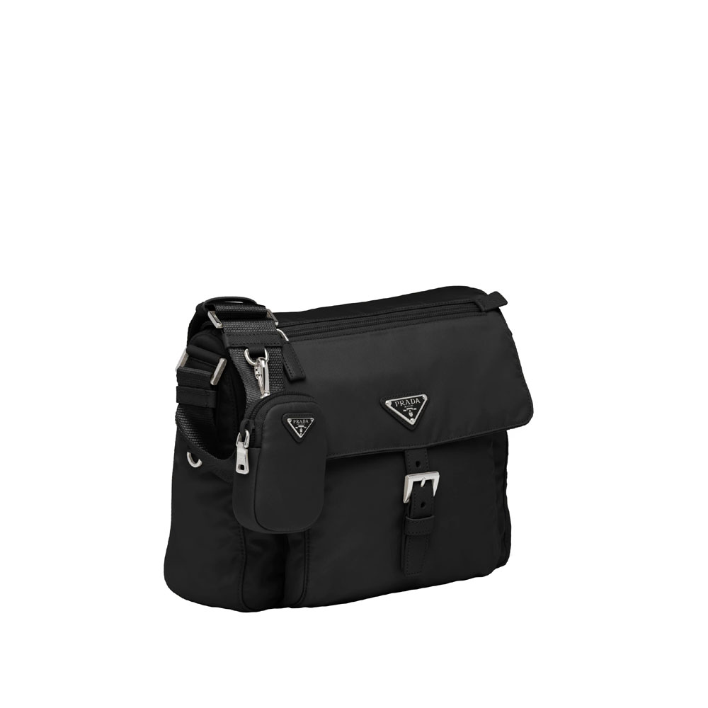 Prada Black Re-Nylon shoulder bag 1BD994 RV44 F0002: Image 2