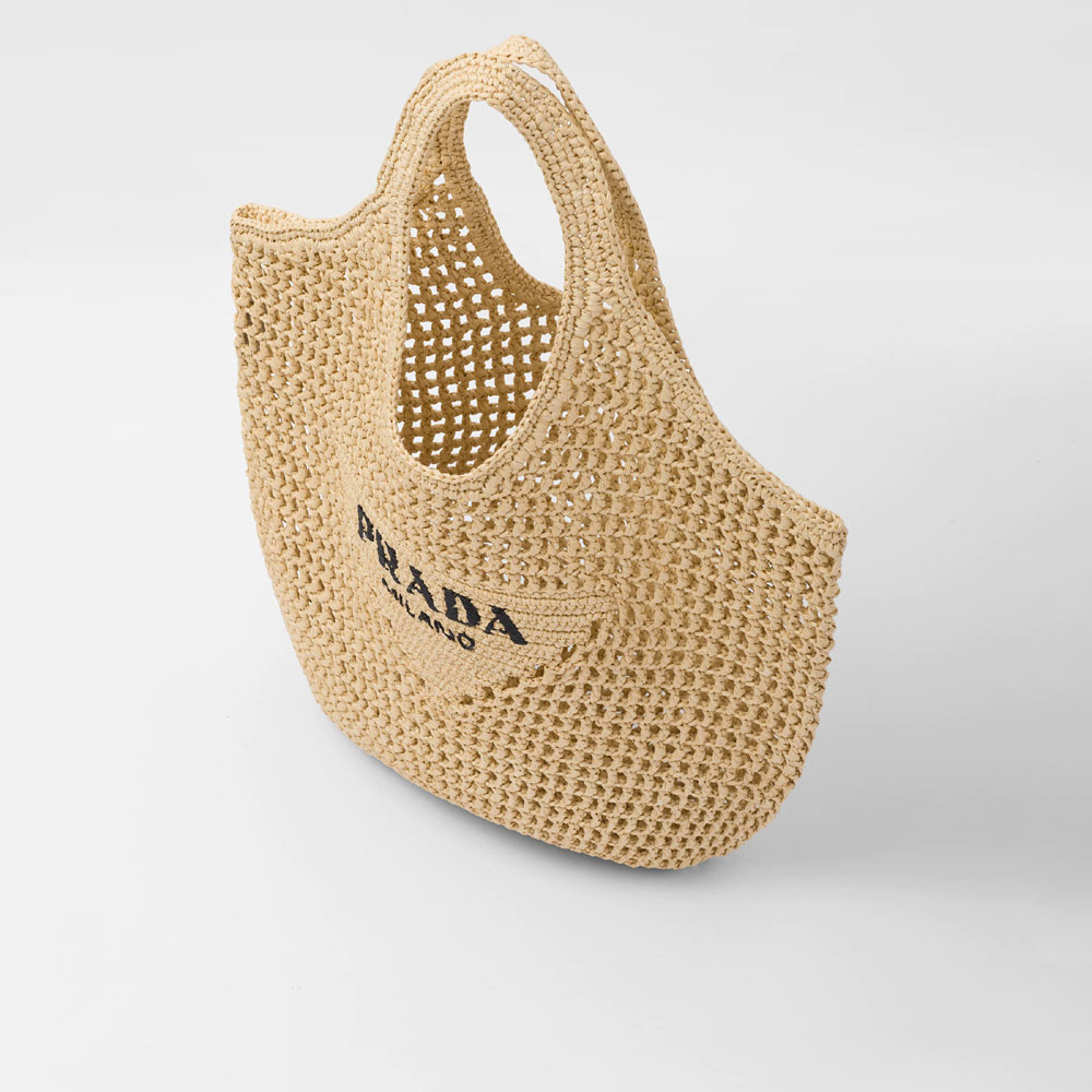 Prada Natural Raffia tote bag 1BG424 2A2T F0018: Image 2