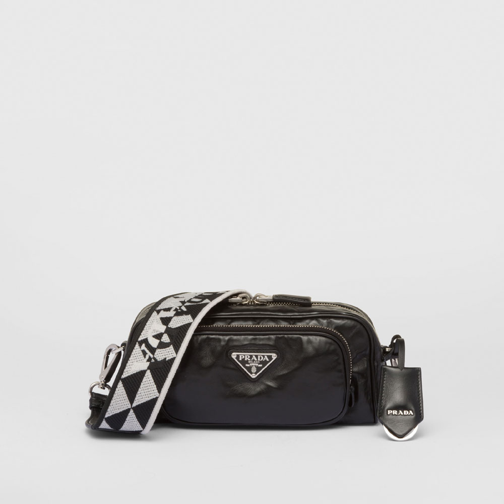 Prada Black Nappa Multi pocket Shoulder Bag 1BH198 UVL F0002: Image 1