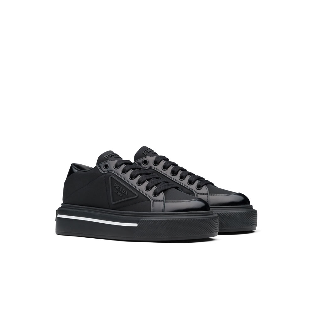 Prada Macro Re-Nylon brushed leather sneakers 1E661M 3LF5 F0632: Image 1