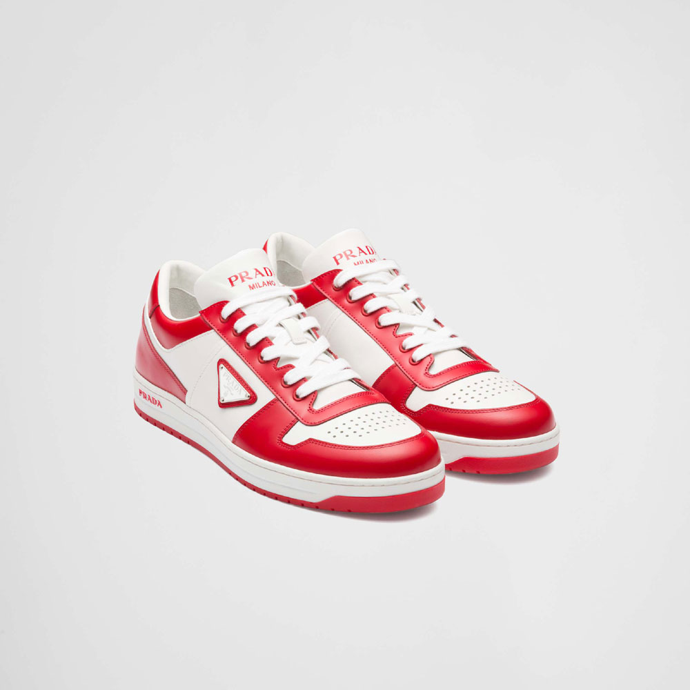 Prada Downtown leather sneakers 2EE364 3LKG F0O3N: Image 1