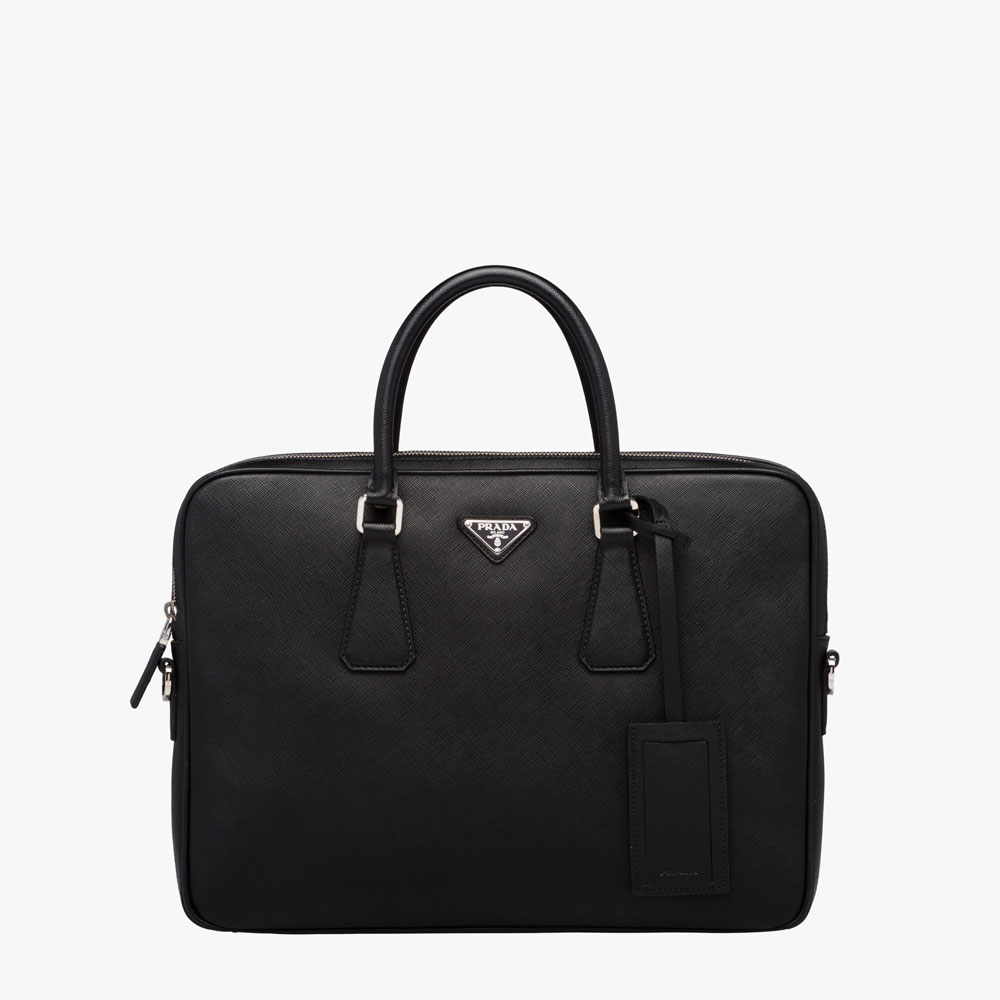 Prada Saffiano Briefcase 2VE368 9Z2 F0002: Image 1