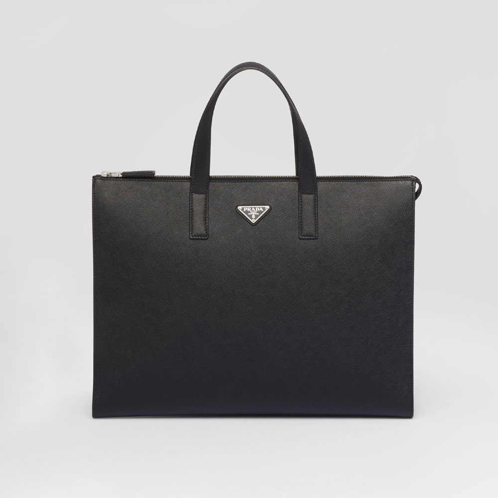 Prada Black Saffiano Tote 2VG039 9Z2 F0002: Image 1